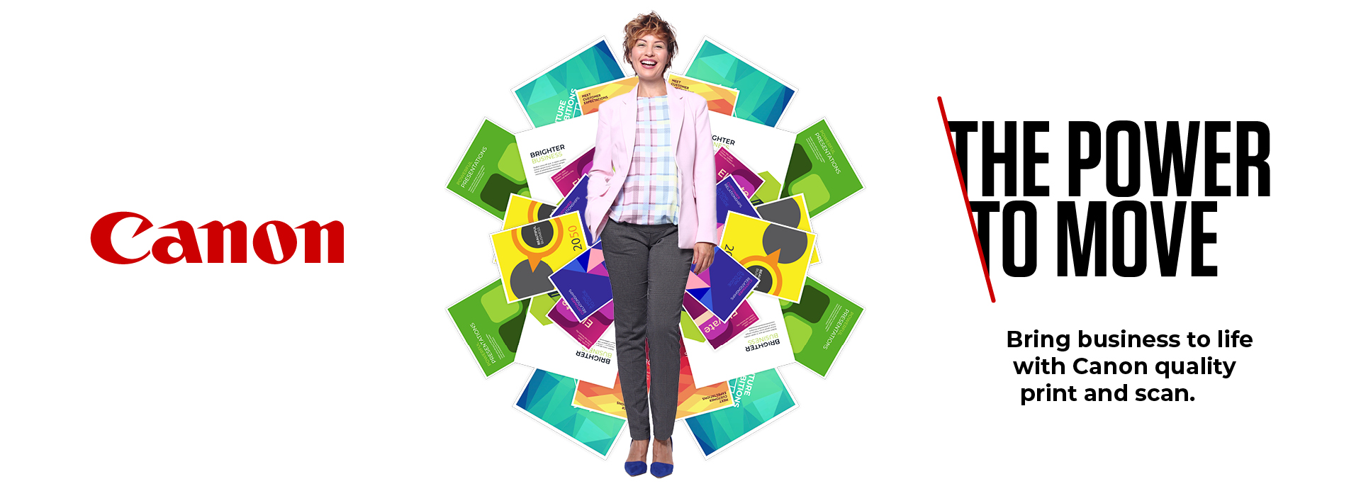 Canon Power to Move campaign image