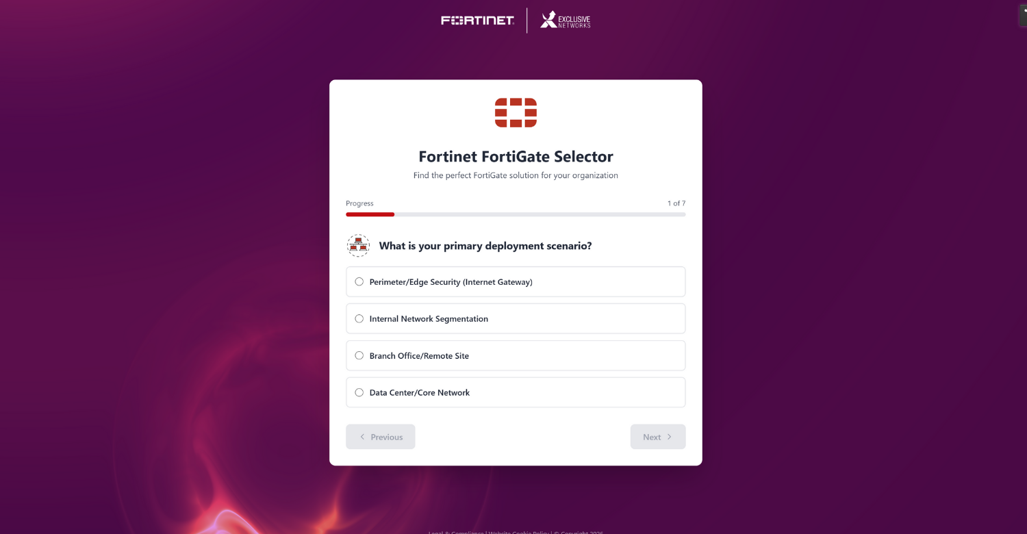 FortiGate Sizing Tool